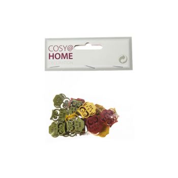 Cosy @ Home Strooideco Uil Multi-kleur Hout 2cm